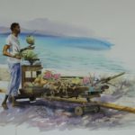 Jelly Coconut Cart Man by Sean Henry